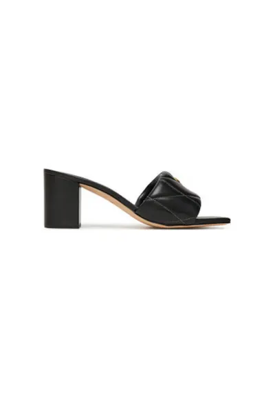 Slapi dama - CAS87 - Piele naturala - Negru