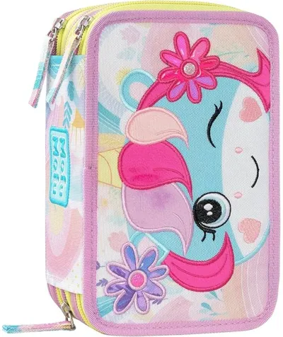 Penar cu rechizite MofuMofu - Unicorno, 3 fermoare