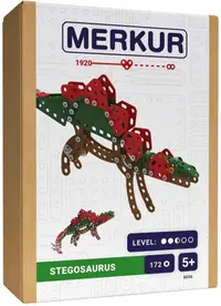 Constructor de metal Merkur - Stegozaur, 172 piese