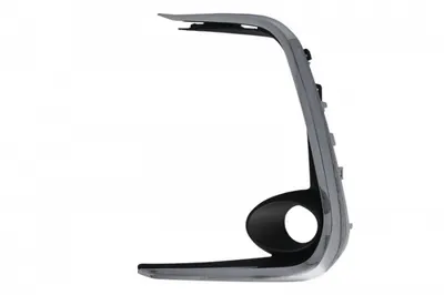Element bara fata stanga (cu orficii lampa ceata, plastic, negru crom) potrivit TOYOTA COROLLA SDN E21 03.19-05.22