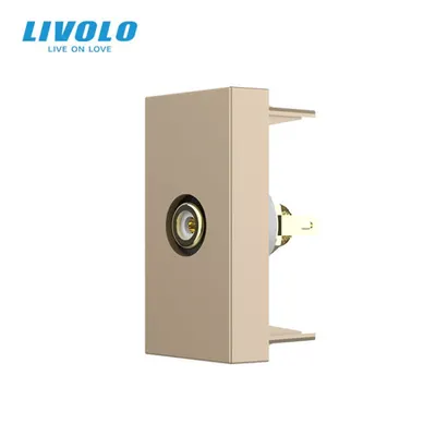 Modul priza video 1M Auriu