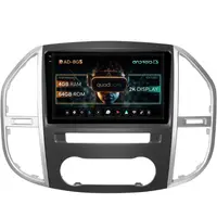 Navigatie 2K Mercedes Benz Vito (2016+), Android, S-Quadcore 4GB RAM + 64GB ROM, 10.36 Inch - AD-BGS100042K+AD-BGRKIT407V3