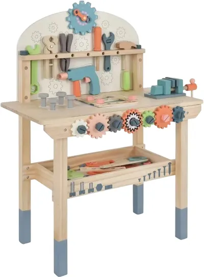 Set de joacă Costway - Atelier de lemn cu unelte
