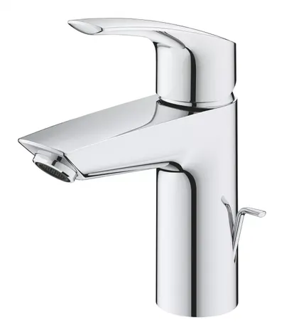 Baterie lavoar Grohe Eurosmart 32926003, marime S, 169 mm, pornire rece, ventil, Crom lucios