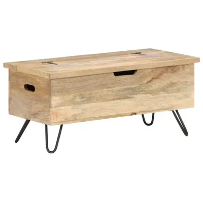vidaXL Cufăr, 90 x 40 x 45 cm, lemn masiv de mango