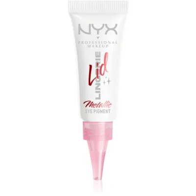 NYX Professional Makeup Lid Lingerie fard de pleoape cremos culoare Satin Silver 6 ml