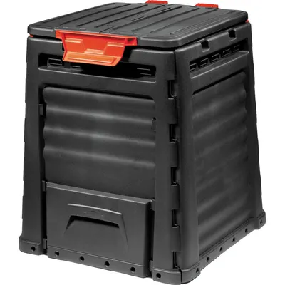 Coș pentru compost negru 320 l Eco – Keter
