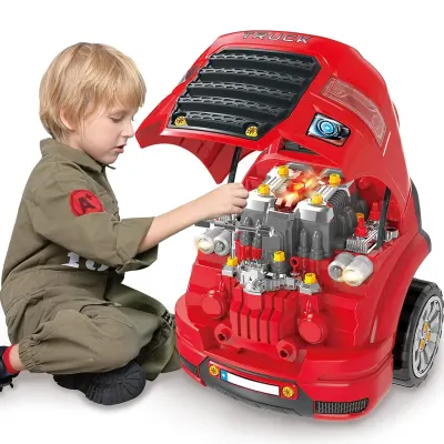 Set de Joaca Mecanic Auto pentru Copii, cu Lumini, Sunete, 8 Ani - Default Title