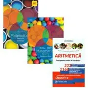 Pachet 3 Culegeri de Matematica pentru clasa a 5-a: Clubul Matematicienilor (semestrele 1+2) si Aritmetica. Olimpiade, concursuri si centre de excelen