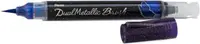 Pensulă Pentel Arts - Dual metallic, violet și albastru