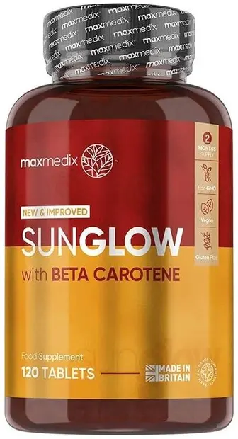 Sunglow with Beta Carotene, 120 tablete, Weight World