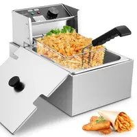 Friteuza 2500 W, 6 Litri, Inox