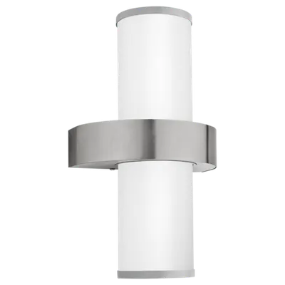 Lampa perete BEVERLY inox, silver 220-240V,50/60Hz IP44