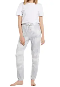 Pantaloni dama talie inalta - elastici - gri -