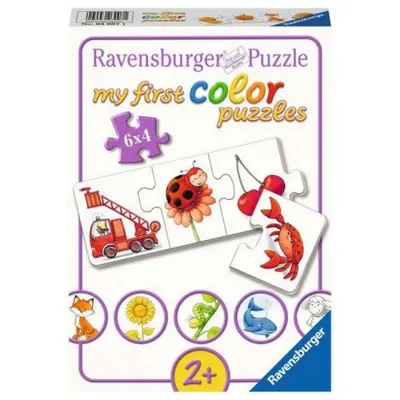 Puzzle Lucruri Colorate, 6x4 Piese