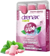 Drenax Forte Slim Dimagrante Gumă de mestecat pentru slăbit, 9 buc, Paladin Pharma