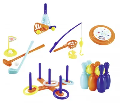 set 6 jocuri sportive Ecoiffier