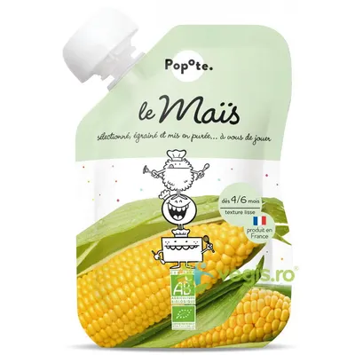 Piure cu 75% Porumb Dulce +4/6 Luni Ecologic/Bio 120g