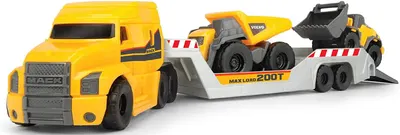 Set pentru copii Dickie Toys - Camion cu 2 automobile