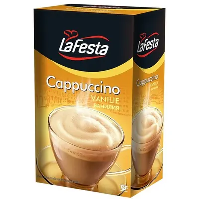 Cappuccino Vanilie La Festa 125g, 8 bucati Engros
