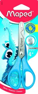 Foarfecă pentru mâna stângă Maped Essentials Pulse - 13 cm, albastru
