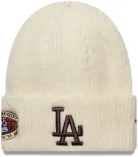 Căciulă de iarnă New Era - MLB LA Dodgers World Series, bej