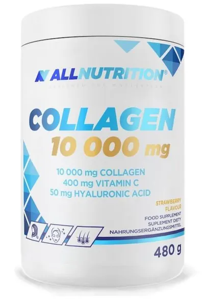 Colagen, 10 000mg, căpșuni, 480 g, AllNutrition