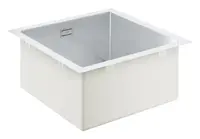 Chiuveta bucatarie Grohe K700 31580SD1, 86.4 x 46.4 cm, montare pe blat, 1 cuva, set scurgere, antifonare, Inox