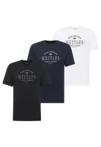 Set 3 Tricou Barbati - Alex - 3XL INTL - Multicolor - Bumbac - Design Clasic Casual - Ideal Pentru Uz Zilnic - Material Premium Confortabil - Croiala Regular Fit - Maneca Scurta