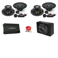 Pachet difuzoare auto cu subwoofer dedicat SEAT Tarraco 2018 - prezent ESB 1000 530 W