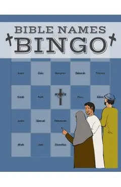Bible Names Bingo Game Book: Youth Group Sunday School Church Group Christian Party Game