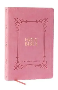 KJV Holy Bible: Large Print with 53,000 Center-Column Cross References, Pink Leathersoft, Red Letter, Comfort Print (Thumb Indexed): King James Versio
