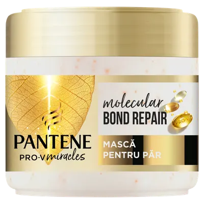 Masca pentru par cu biotina Pro-V Miracles Molecular Bond Repair, 300ml, Pantene