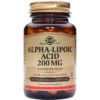 Acid Alfa-lipoic, 50 capsule, Solgar