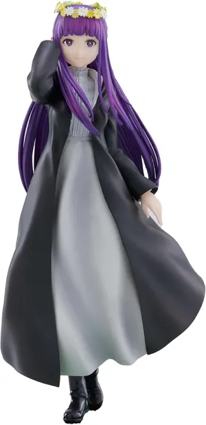 Statuetă Sega Animation: Frieren: Beyond Journey's End - Fern (Flower Garden) (Luminasta), 18 cm