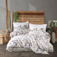 Lenjerie de pat ranforce clasy king size (azura)