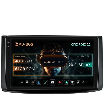Navigatie 2K Chevrolet Aveo (2006-2012), Android, S-Quadcore 4GB RAM + 64GB ROM, 9.5 Inch - AD-BGS90042K+AD-BGRKIT245