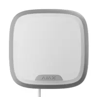 Sirena de exterior cu LED Ajax Superior Fibra Plus WH, cablata, 107 dB, 2000 m, IP54, control de la distanta, compatibil Superior Hub Hybrid