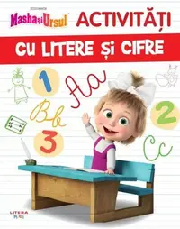 Masha și Ursul. Activități cu litere și cifre - Paperback - ***