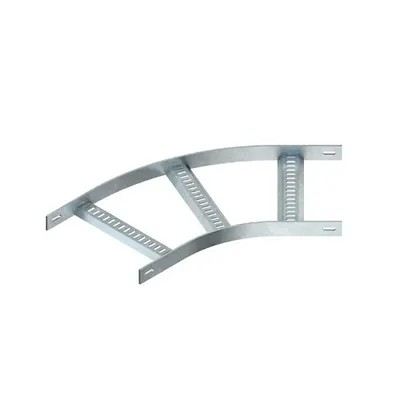 Cot 45° cu profile laterale neperforate, dar cu perforatii conector KLMUBB 40.700 F