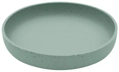 Farfurie KikkaBoo Platinum Silicone - Sage