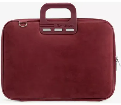 Geanta Bombata pentru laptop - Camoscio, 16", Burgundy