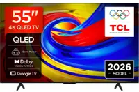 Smart TV TCL - 55P7L, 55'', 4K, QLED, HDR10+, Dolby Vision-Atmos, ONKYO 2.0 Hi-Fi, Google TV, negru