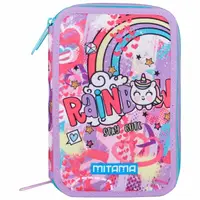 Penar echipat, 47 piese, 3 compartimente, Rainbow, Mitama