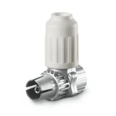 Conectorn90° Angled Portable Thermoplastic White Ø9,5mm