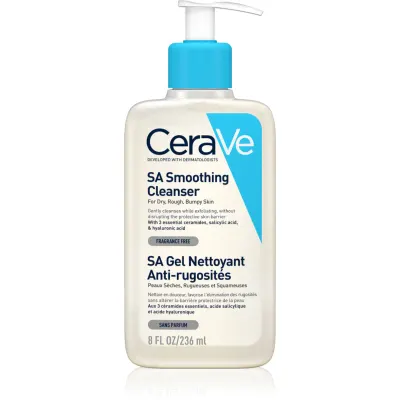 CeraVe Cleansers SA Smoothing Cleanser gel de cutatare si catifelare pentru tenul uscat 236 ml