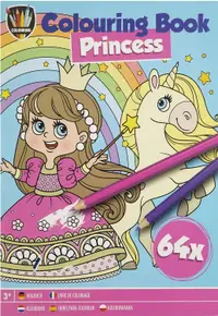 Carte de colorat Grafix Colouring - Prinţesă, A5, 64 file