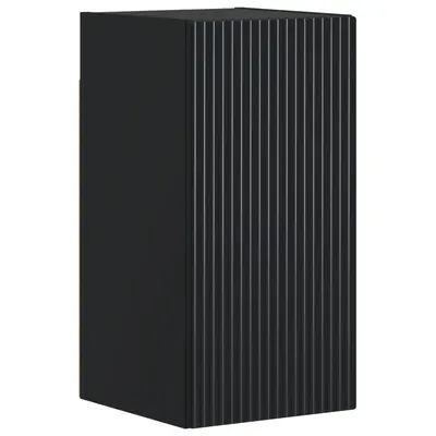 vidaXL Dulap de perete pentru baie ARNHEM Negru 30 x 31 x 59 cm