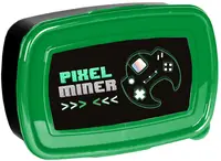 Cutie pentru mâncare Paso Pixel Miner - 750 ml, neagră