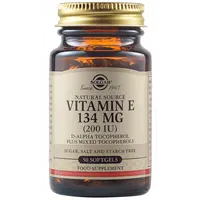 Vitamina E naturala 134mg, 50 capsule, Solgar